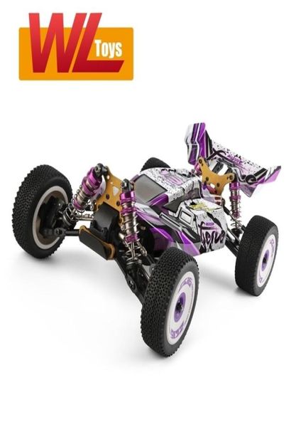 WLTOYS 124019 Yüksek hızlı yarış arabası 60kmh 112 24GHz RC Araba Offroad Drift Araba RTR 4WD Alüminyum Alaşım Şasi Zinc Alaşım Dişli 213793755