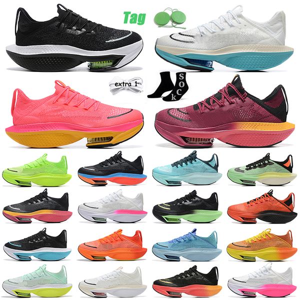 Designer Zoom Alpha Fly Next% 3 Mens Running Shoes Total Laranja Mint Espuma Ekiden Scream Verde Protótipo Mulheres Treinadores Esportes Sapatilhas Plataforma Jogging Walking Shoe