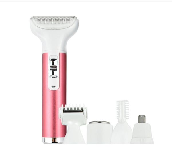 5 In 1 Frauen Haar Entfernung Rasierer Dame Elektrische Rasieren Maschine Mini Trimmer Rasierer Bikini Trimmer für Augenbraue Gesicht Unterarm7814491