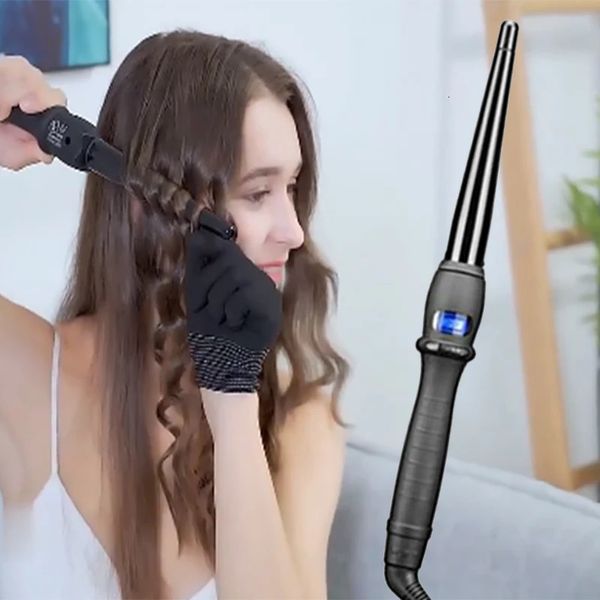 Strumenti per lo styling ceramico Professional Curling Waver Waver Pero Floro Flower Coner Barler Wand 240116