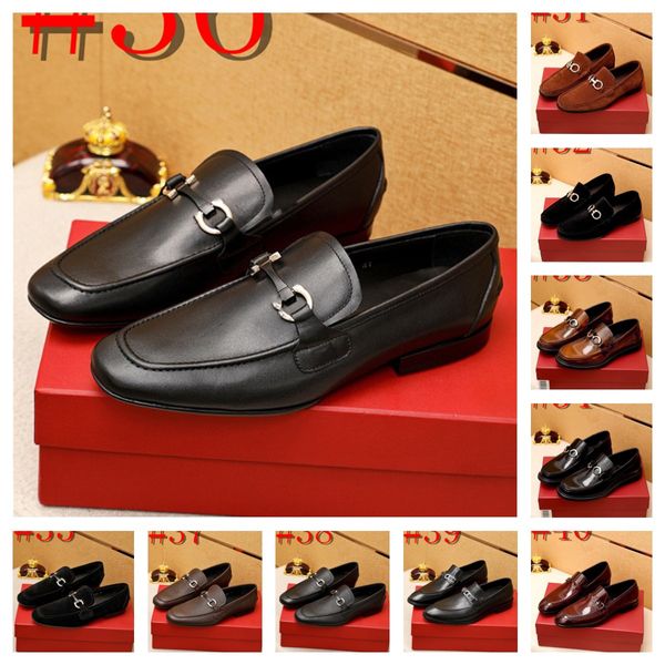 40 Model Elbise Ayakkabı Deri İş Düğün Ayakkabıları Saçlı Ayak Ayak Ayakkabı Lüks Erkekler Deri Moda İtalyan Ofis Ayakkabıları Erkek Boyut 38-45