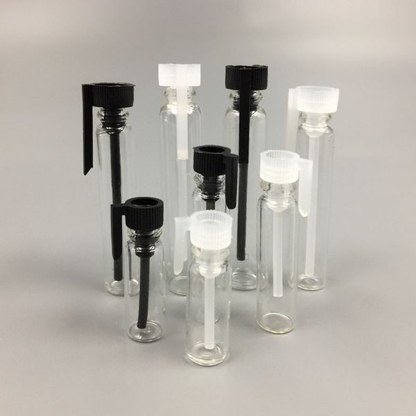 Оптовая мини-стеклянный флакон для образцов духов с пластиковыми крышками Оптовая упаковка образцов ZZ