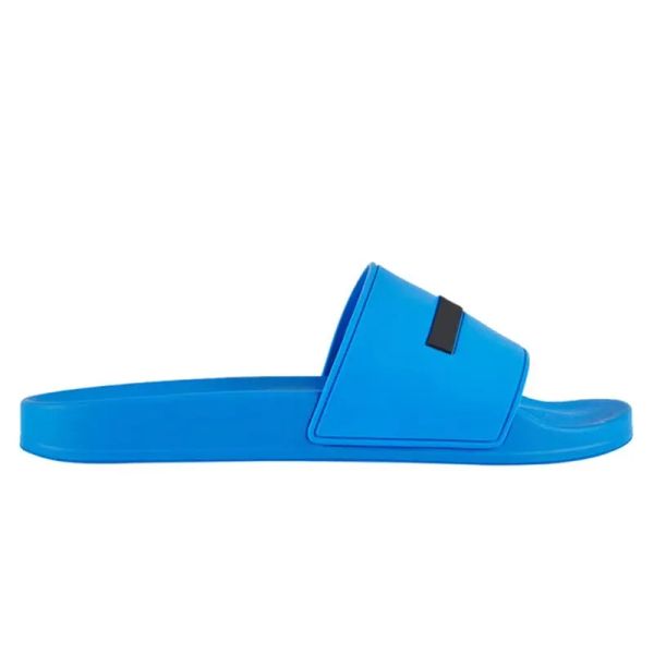 Scivoli da piscina con stampo di design semplice Pantofole da donna in gommapiuma da uomo Bianco Nero Blu Grigio Parigi Perizoma f