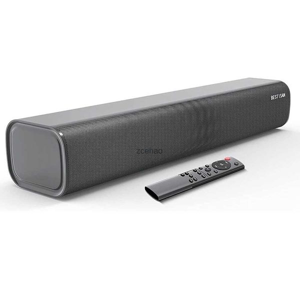 Alto-falantes de estante 60W HiFi Speaker Soundbar Bluetooth Speaker 2.0 Home Theater Bass Effect Sound Bar com arco óptico USB Aux para TV PC Kitchen