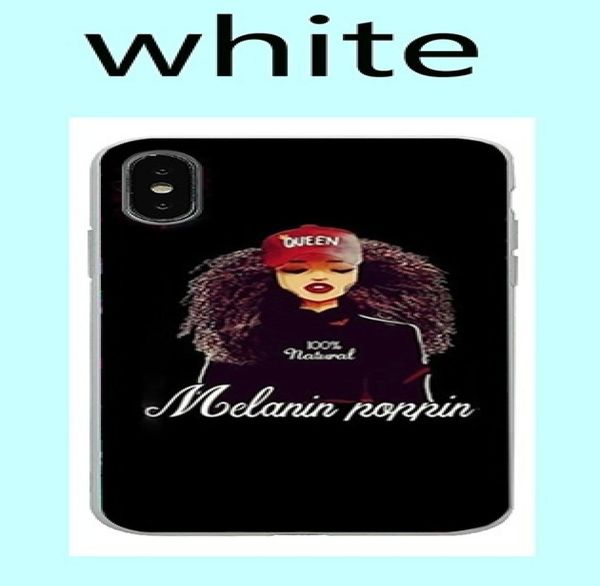 Black Gold Cool Melanin Poppin Girl bedruckte Samsung-Hülle und iPhone-Hülle für iPhone 5, iPhone 6, 7, 8 X, Concha Fundas, coque5603867