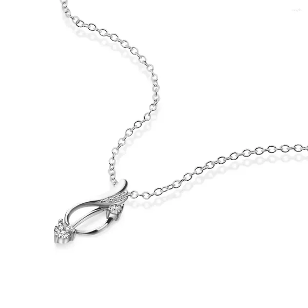 Anhänger Modeschmuck 925 Sterling Silber Zirkon Musiknote Anhänger Halskette Für Frauen Mädchen Party Geschenk Geburtstag