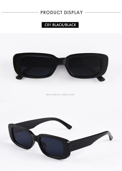 Nieuwe designer kleine zonnebrillen dames heren costa zonnebril heren trendy vintage merk designer hiphop vierkante groene zon_voghion.com