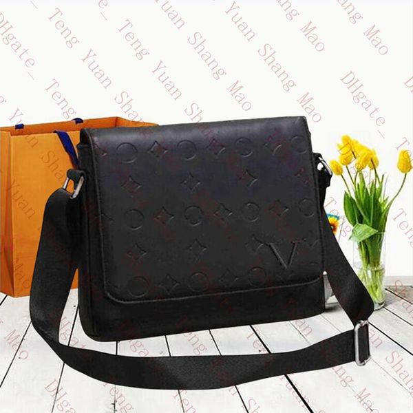 Designer Messenger Bag MensWomens Bolsa de Ombro Maleta Distrito PM Satchels Preto Floral Tote Bolsas Carteira Top Quality Luxury Crossbody School Bookbag