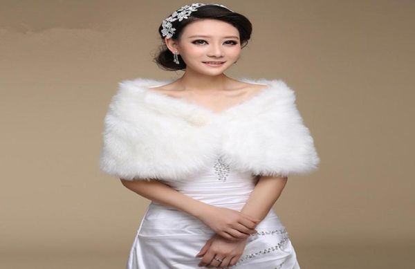 Hochzeits-Bolero-Oberbekleidung, Accessoires, gedrängt, Wrap Bride, formeller Winter-Umhang, Braut-Pelzschal, Hochzeitsjacken, Wrap2525583