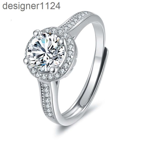 Цена завода 925 пробы серебро Rainbow D VVS1 Муассанит обручальные кольца для женщин обручальные украшения
