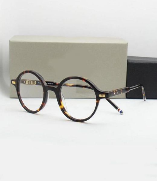 Óculos Wholeeyewear tb407 armação retrô estilo redondo combinando lentes de grau com case original1484749