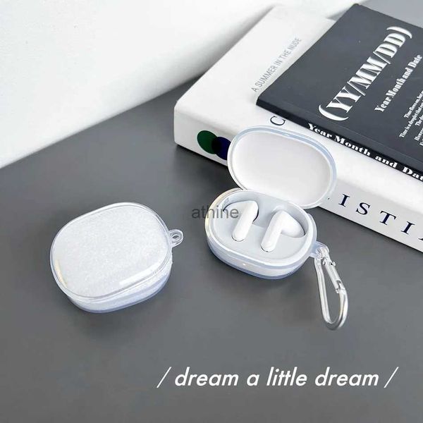 Handyhüllen für Redmi Buds 4 Lite Hülle Klare Bluetooth-Kopfhörer-Schutzhülle Stoßfeste Hearphone-Box Redmi Buds4 Lite Silikon-TPU-Hülle YQ240117