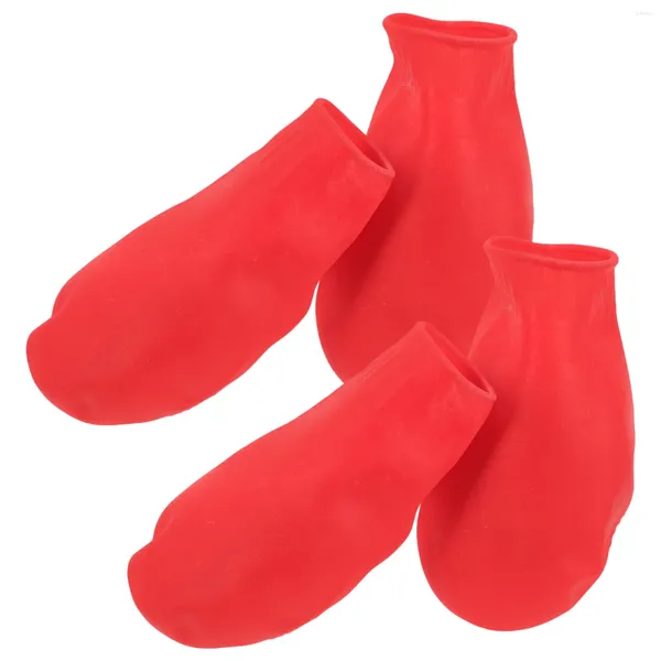 Hundebekleidung, 4 Stück, Haustier-Schuhüberzüge, Welpenstiefel, wasserdichte Schuhe, Schutzballons, Regen, praktisch