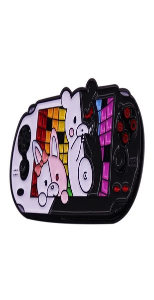 Anime jogo danganronpa gatilho feliz havoc urso monokuma monomi bonito dos desenhos animados esmalte roupas chapéu saco lapela crachá broche pino gift5899837