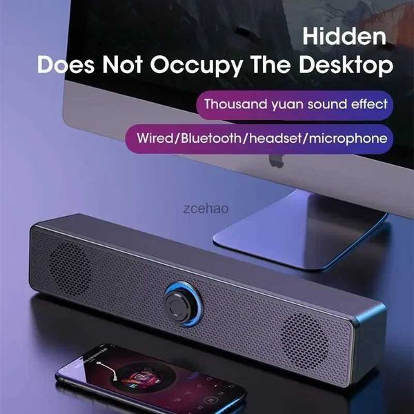 Alto-falantes de estante Bluetooth alto-falante caixa de som soundbar 5.0 4D surround estéreo com fio alto-falante subwoofer home theater para tv laptop bocina aux 3,5 mm