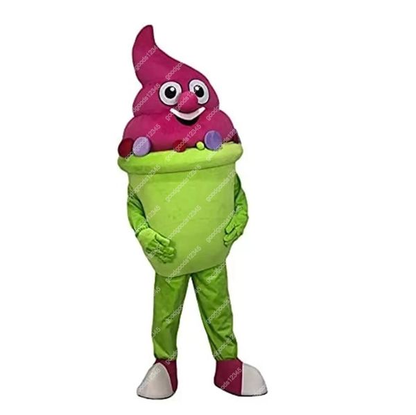 Costumi mascotte gelato Natale personaggio dei cartoni animati vestito completo personaggio carnevale Natale Halloween adulti taglia festa di compleanno vestito all'aperto