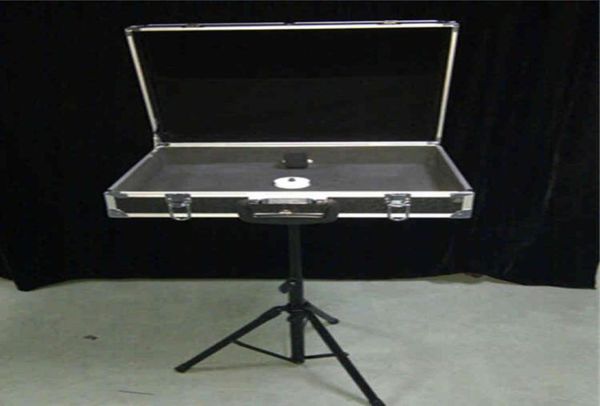 Maleta de adereços mágicos com base de mesa, maleta de transporte, acessórios para produtos de palco 7417289