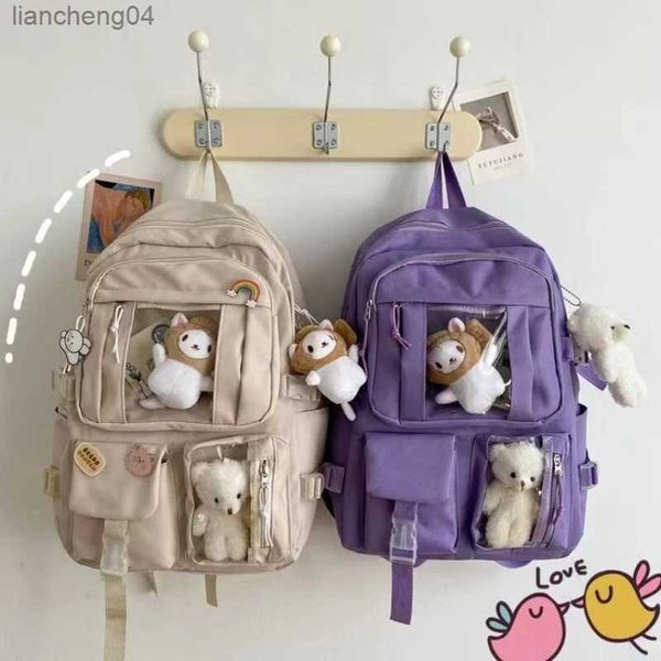 Сумочки Симпатичный рюкзак для Kid School Back Women Radkpack большие школьные сумки для девочек рюкзак Mochila infantil menina