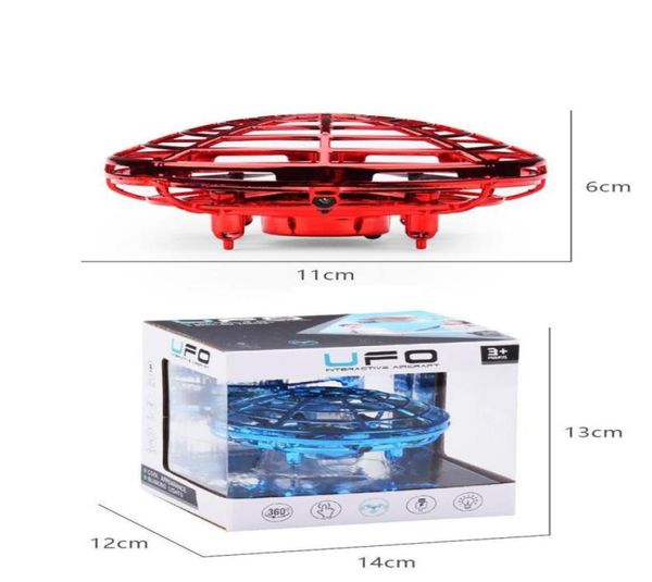 Bola voadora sensor infravermelho interativo UFO Toy Intelligence Sensor Aeronave brinquedo voador para crianças 360 ° pairar bola UFO 3 cores2347613