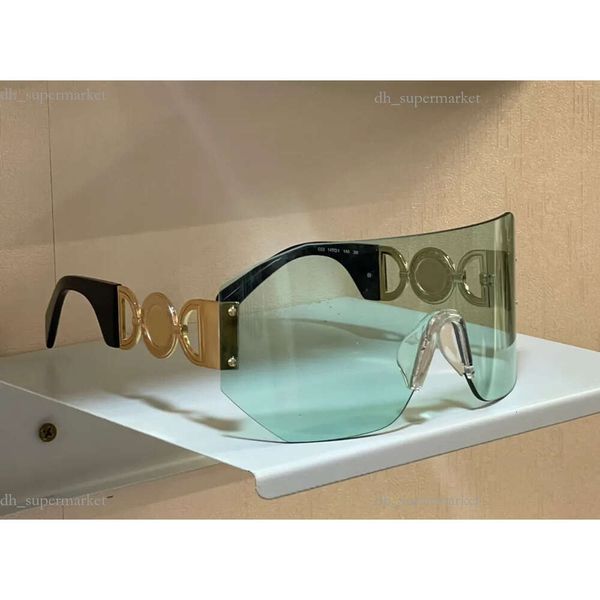 Designerbrille Brille Übergroße Wickel für Frauen Männer Schwarze graue Randbrille Ver Secee Sonnenbrille Designer Sonnenbrille Sonnies Uv400 Sonnenbrille