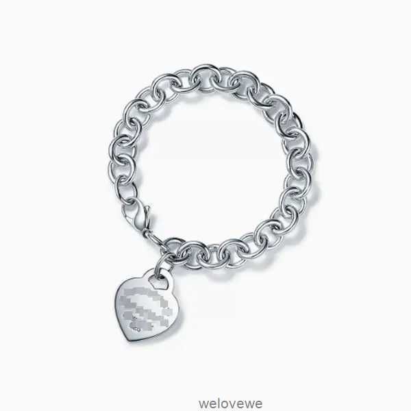 Gioielli di design per donna Bracciale Classic t Home Argento sterling 925 Cuore Brand new Diamond Arrowhead Love Bracciale con ciondolo Moda Handwear all'ingrosso 0IB2