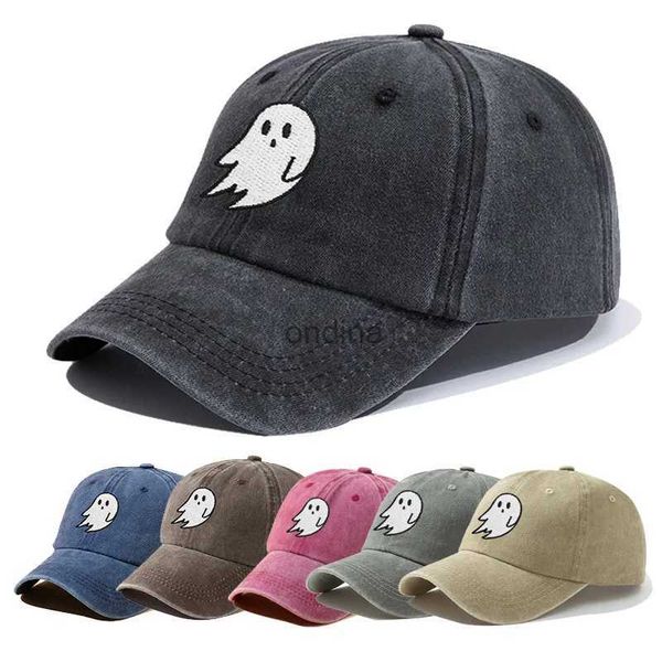 Berretti da baseball Berretto da baseball selvaggio in cotone moda GHOST Berretto da golf ricamato cappelli snapback hip-hop cappelli da sole per uomo e donna all'aperto gorras YQ240117