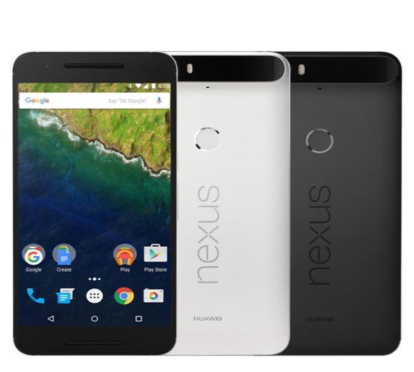 Оригинальный сотовый телефон Huawei Nexus 6P 4G LTE, 3 ГБ ОЗУ, 32 ГБ, 64 ГБ ПЗУ, восьмиядерный процессор Snapdragon 810, Android, 57 дюймов, 12 МП, NFC, отпечаток пальца, I3303040