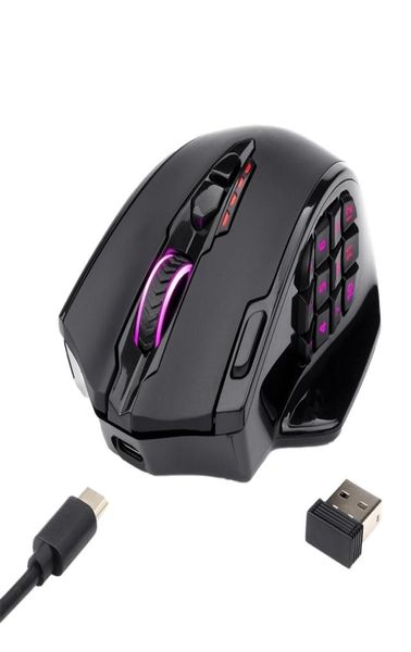 Fareler Redragon M913 ELITE Elite Kablosuz Oyun Faresi 16000 DPI 16000 DPI 80 saat pil ve pro optik sensör 4727649