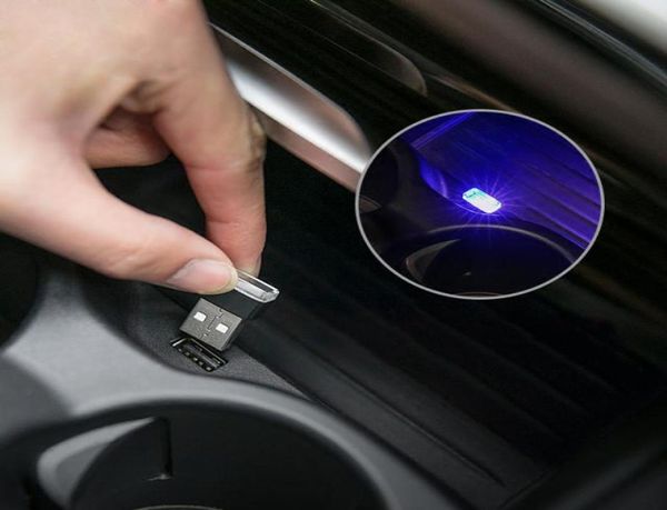 Car Styling Adesivo portabicchieri scatola di immagazzinaggio luce USB decorativa per BMW F10 E90 F20 F30 E60 GT F07 X3 f25 X4 f26 X5 X6 E70 Z4 F15 6688789