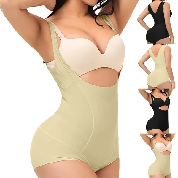 Intimo modellante da donna Antitraccia Body altamente elastico Recupero postpartum Body Shaper Moda Semplice biancheria intima sexy 2024 Vita alta Bod