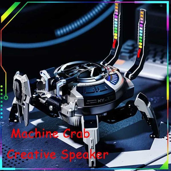 Altoparlanti da scaffale Altoparlante Bluetooth Macchina Granchio Soundbar wireless creativa Rgb Esports Gaming Desktop Stereo Cassa audio impermeabile per computer