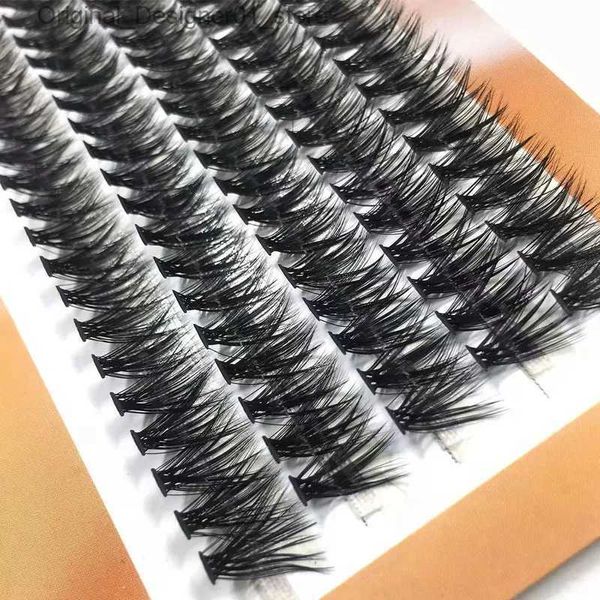 Falsche Wimpern, 100 Stück, professionelles Make-up, individuelle C/D/DD-Cluster-Wimpern, Pfropfen, falsche Wimpern, Wimpernverlängerung, einzelne Wimpernbündel, Q240117