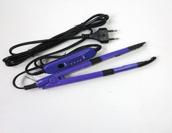 Mini tamanho profissional ferramentas de conector de ferro de fusão de calor para extensões de cabelo de queratina utip flattip prego cabelo alta qualidade 3601687