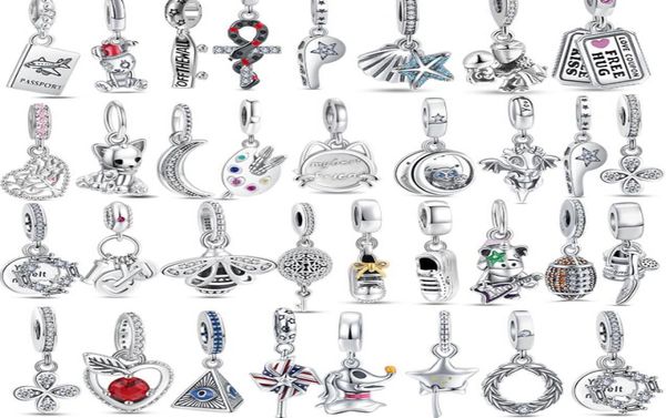 925 Silber Charm Bead fit Charms Armband baumeln Seestern Palette Charms Ciondoli DIY feine Perlen Schmuck9450566