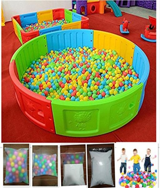 216 Polegada diversão bolas à prova de esmagamento macio pe airfilled oceano bola jogar bolas pit bolas para o bebê crianças tuneltentpoolswim 100pcs5553147