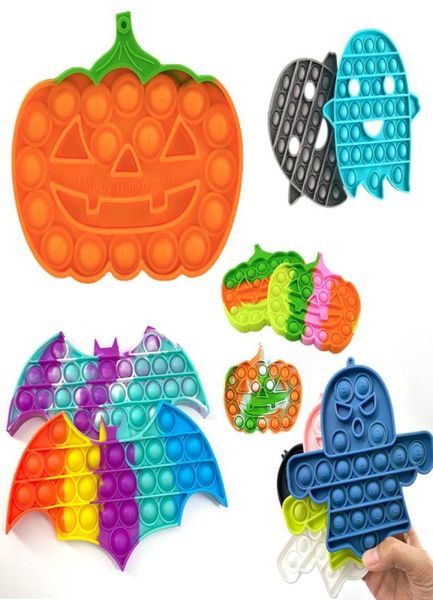 DHLPopular Halloween Push Bubble Fidget Toys Erwachsene Stressabbau Spielzeug Antistress Popite Soft Squishy AntiStress Geschenke Whole5272368