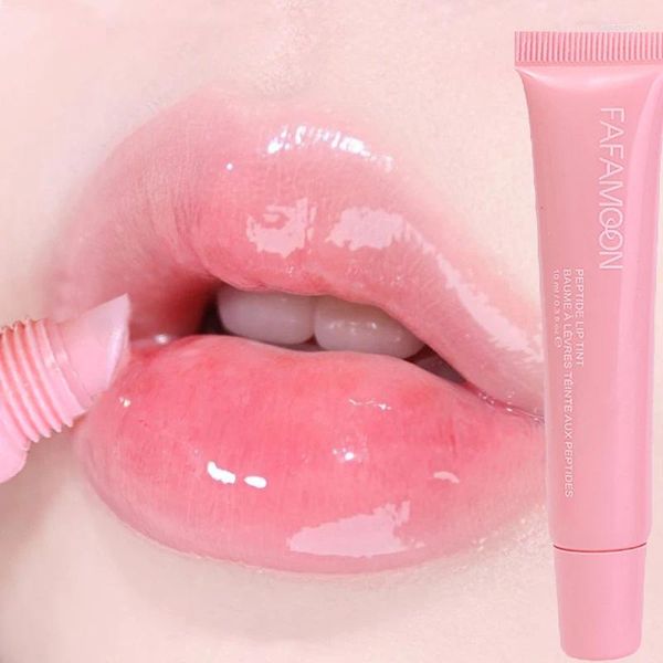 Lipgloss-Gelee, Spiegelglasur, wasserfest, langanhaltend, feuchtigkeitsspendend, reparierend, reduziert Lippen, feine Linien, Öl, nährende Grundierungspflege