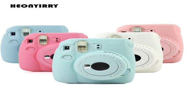 Vendita custodia per fotocamera istantanea per Instax Mini 9 Mini 8 8 Custodia Classic Nottilucenti Jelly Colors Cover per fotocamera7561580