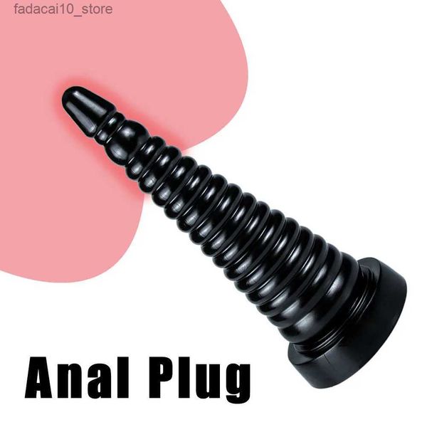 Outros itens de beleza para saúde Grande plugue anal grande vibrador butt plug anal para mulheres homens massagem analplug masturbar buttplug adulto loja Q240117