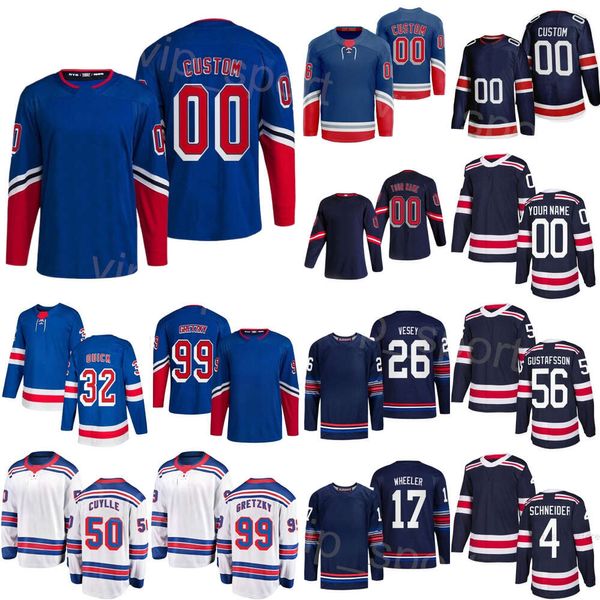 Özel Hokey 99 Wayne Gretzky Jersey 56 Erik Gustafsson 32 Jonathan Hızlı 26 Jimmy Vesey 17 Blake Wheeler 4 Braden Schneider 50 Gençlik Kadınlara Dikilecek Kadın Erkekler Erkekler