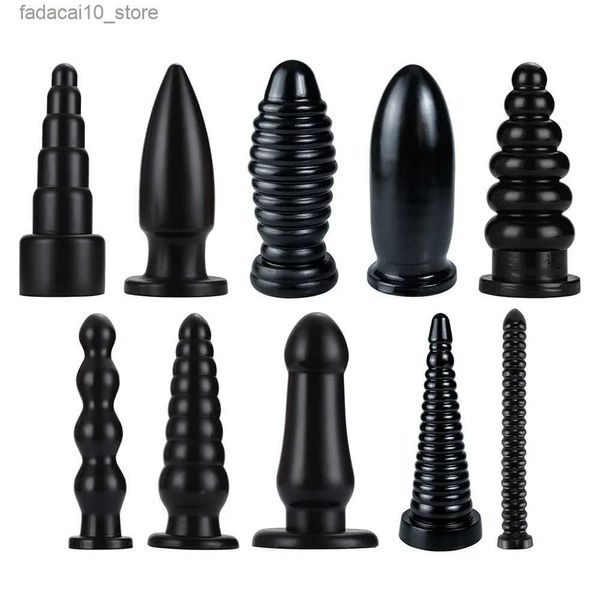 Altri articoli di bellezza per la salute 2024 Enorme ButtPlug grande per donna uomo Grande plug anale dilatatore espansore barella kit di allenamento massaggio prostatico gay Q240117