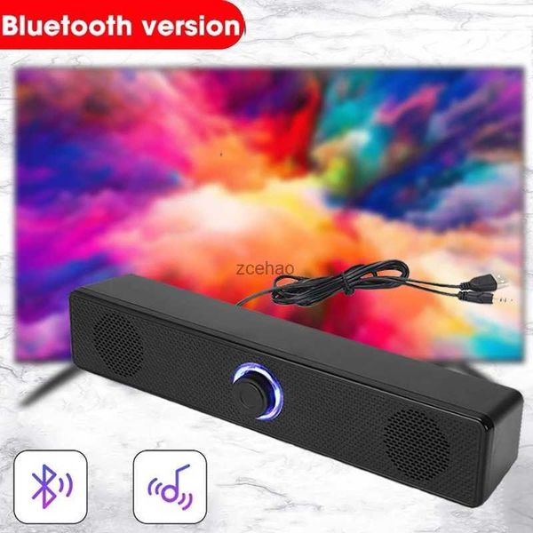 Alto-falantes de estante COOMAER Bluetooth 4D Surround Speaker Sistema de som de home theater Barra de som de computador para TV Subwoofer com fio estéreo forte baixo