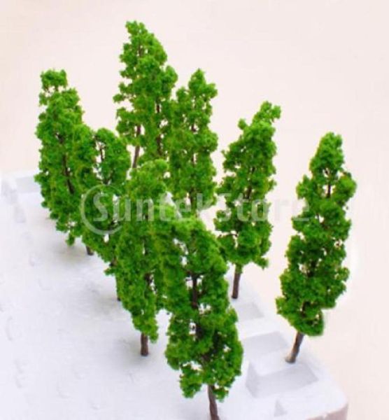 Modell Pine Tree Train Set Landschaft Landschaft OO HO 10PCS018165359