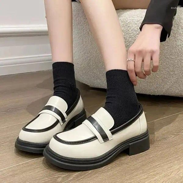 Kleid Schuhe Lolita Mary Jane Loafers Frauen Jk Uniform Japanische Runde Kappe Mädchen Schule Studenten Janes Cosplay