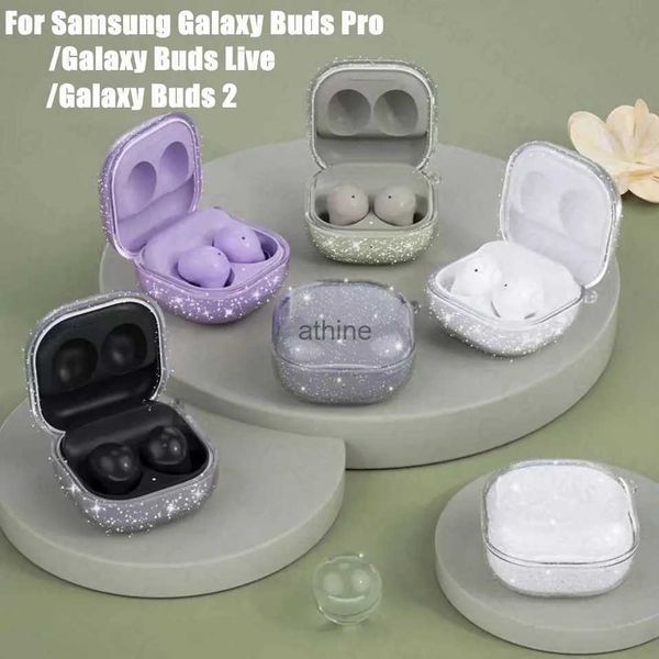 Cep Telefon Kılıfları Samsung Galaxy Buds Pro/Canlı Yumuşak Silikon Anti-Fall Anti-Fall Net Kulaklık Kılıfı Galaxy Buds Pro 2 Kapak YQ240117