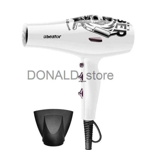 Secador de cabelo elétrico Secador de cabelo profissional Barber Salon Styling Tools Hot Cold Air Blow Dryer Houshold Quick Dry Secador de cabelo elétrico íon negativo J240117