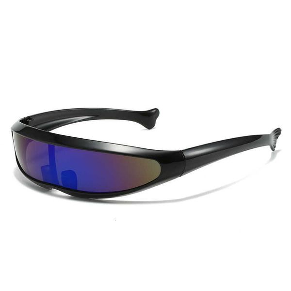 Neue Dolphin-Sonnenbrille X War Police Fischförmige Brille Weltraumroboter Herren Outdoor-Sportreiten