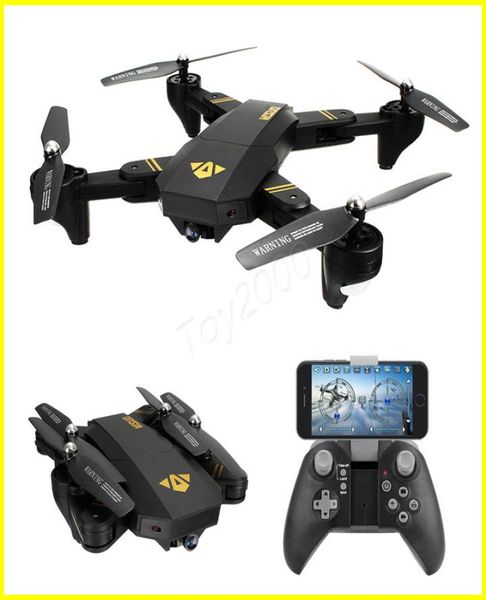 XS809W Quadcopter Flugzeug Wifi FPV 24G 4CH 6 Achsen Höhenfunktion RC Drohne mit 720P HD 2MP Kamera RC Spielzeug faltbare Drohne4970668