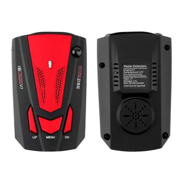 Araba Lazer Dedektörleri LED Ekran Dedektör Aracı Hız Sesi Sesi 16 Bant 360 Derece GPS Dedektörleri Rusya İngilizce Damla Teslimat Otomobil DHC6E