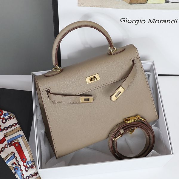 Bolsos De Mujer Bolso De Mano Con Asa Superior Bolso De Hombro Bolso De Trabajo De Mensajero Lindo De Moda Para Damas Bolso De Embrague De Litchi De Grano Completo Hdmbags